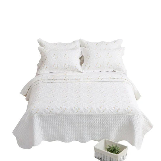 Floral Cue Coverlet Set