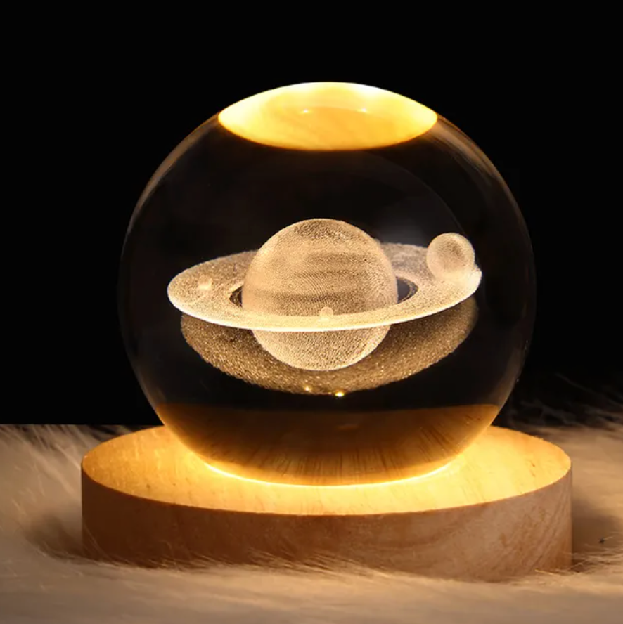 Fascinating Nightlight Decor With Crystal Balls