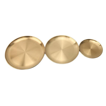 Golden Element Plate Collection (3 Piece Set)