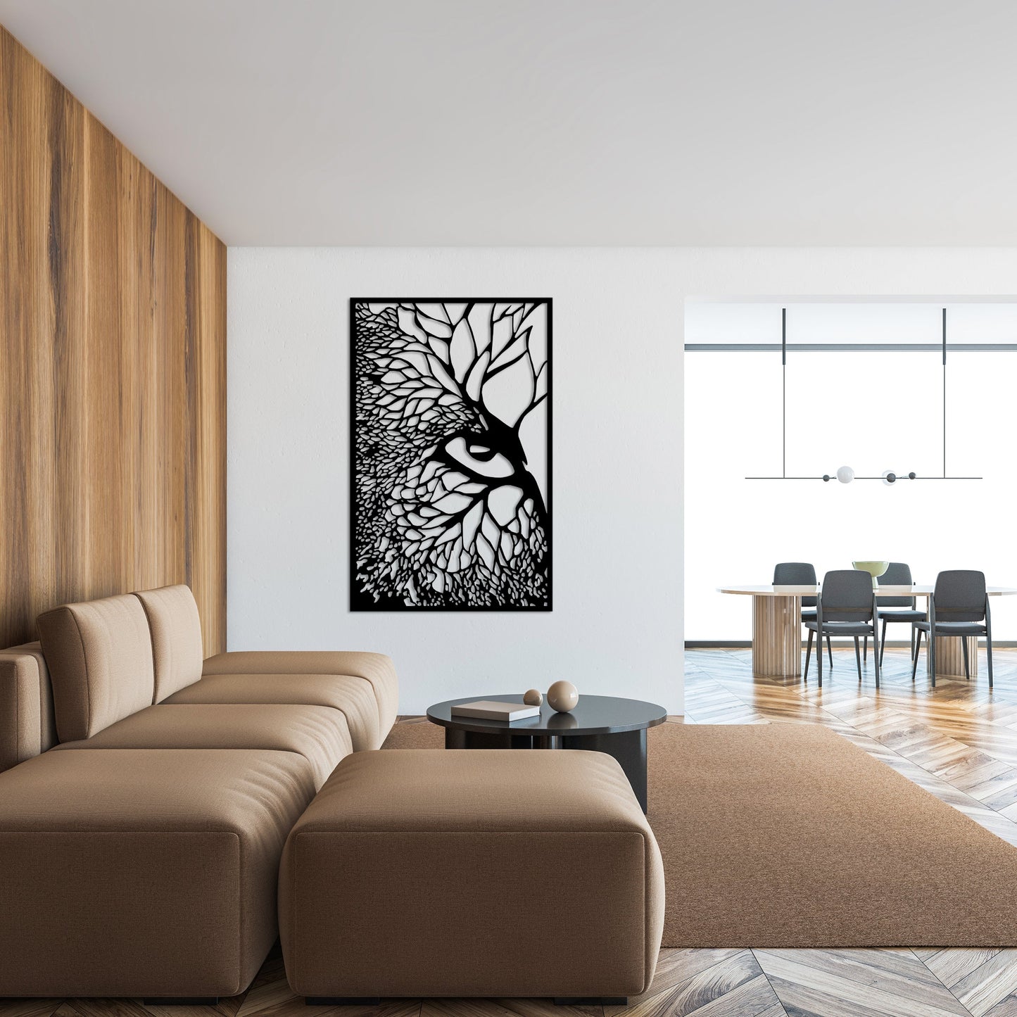 Gaze of Wilderness Metal Wall Art