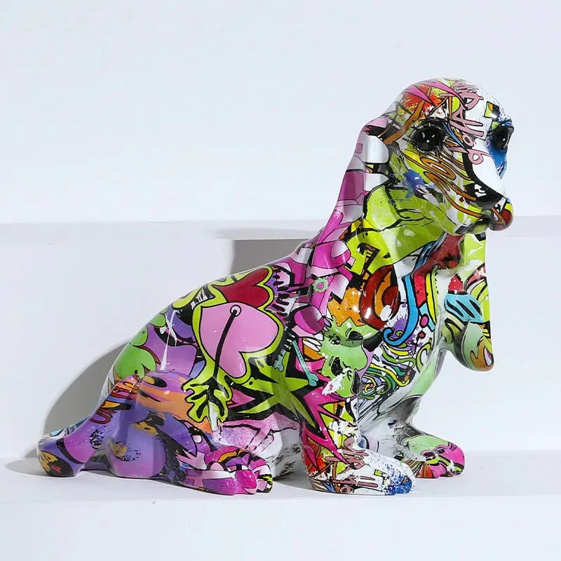 Adori Dog Graffiti Sculpture