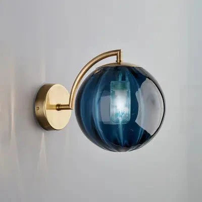 Gusto Round Glass Wall Light