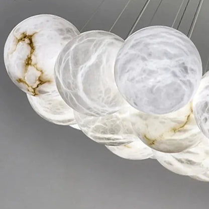 Ora Cloud Alabaster Chandelier