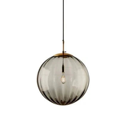 Gusto Round Glass Pendant Light