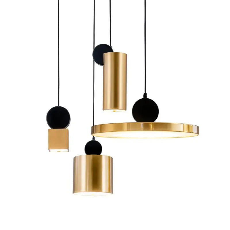 Golden Radiance Pendant Light