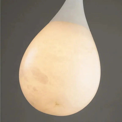 Stone Teardrop Pendant Light