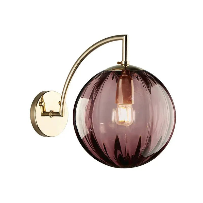 Gusto Round Glass Wall Light