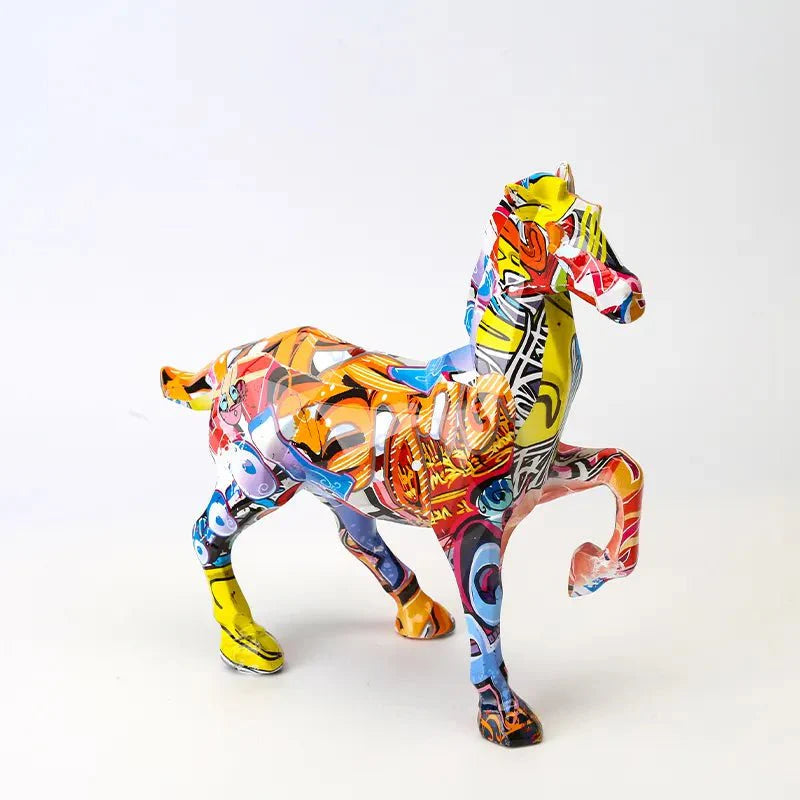 Horse Graffiti Sculpture