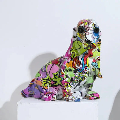 Adori Dog Graffiti Sculpture