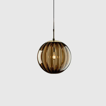 Gusto Round Glass Pendant Light