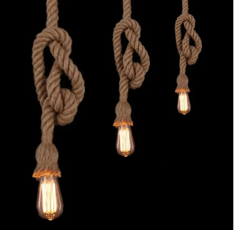 Rope Drop Pendant Light