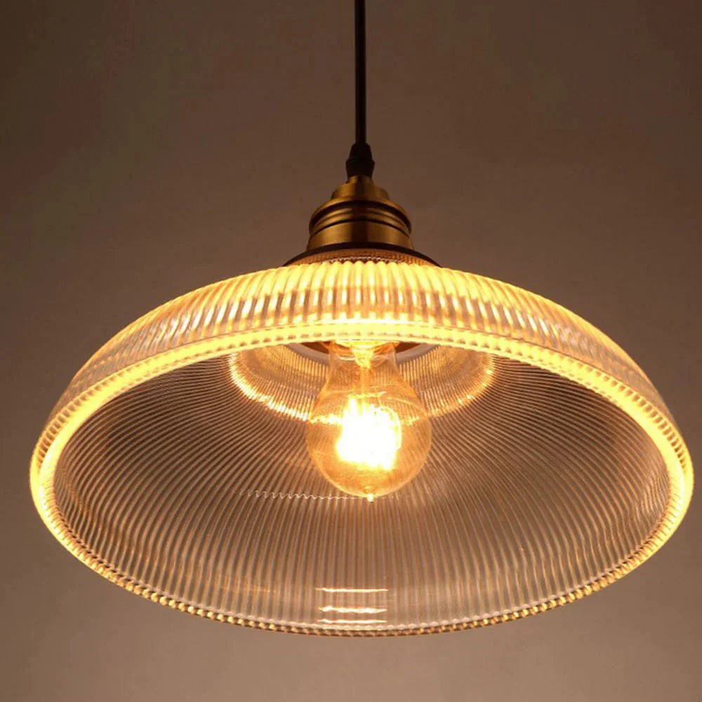 Dolce Vintage Glass Pendant Light