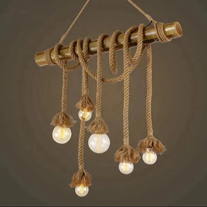 Retro Rope Pendant Light