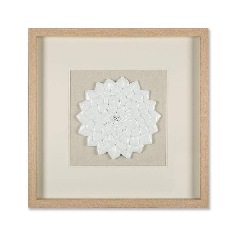 White Flower 3D Wall Decor