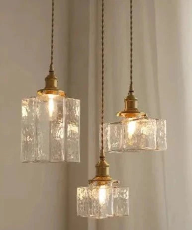 Bella Luxe Glass Pendant Light