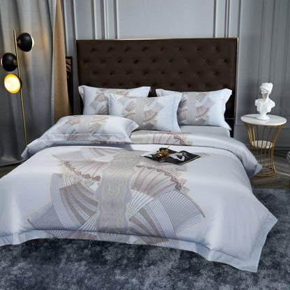 Silver Sails Duvet Cover Set (Egyptian Cotton)