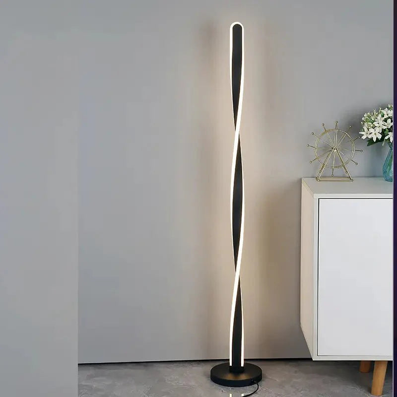 Twisted Floor Lamp