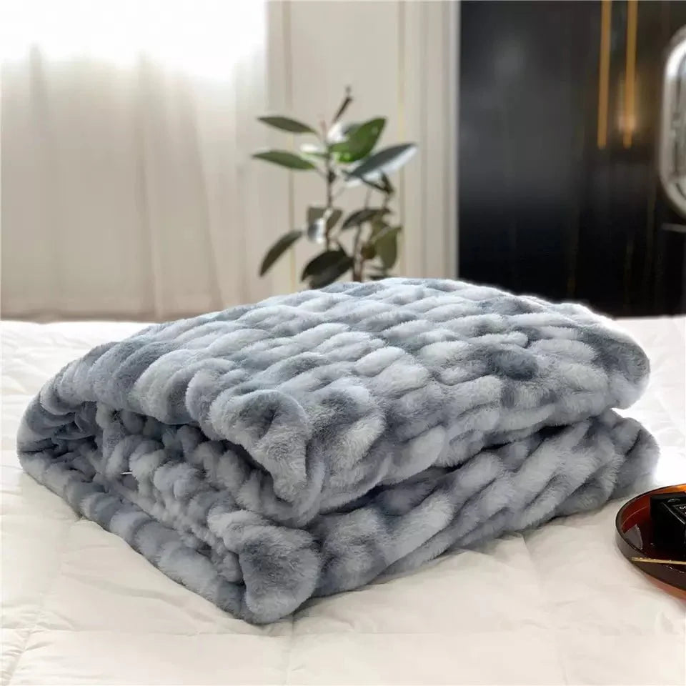 Maurice Faux-Fur Blanket Throw