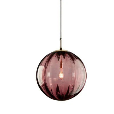 Gusto Round Glass Pendant Light