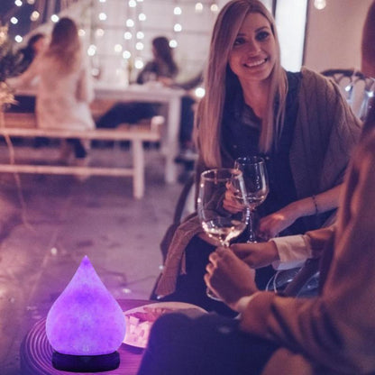 Water Droplets Shaped Himalayan Salt Lamp