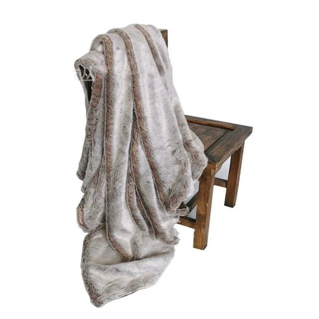 Milano Faux-Fur Blanket Throw