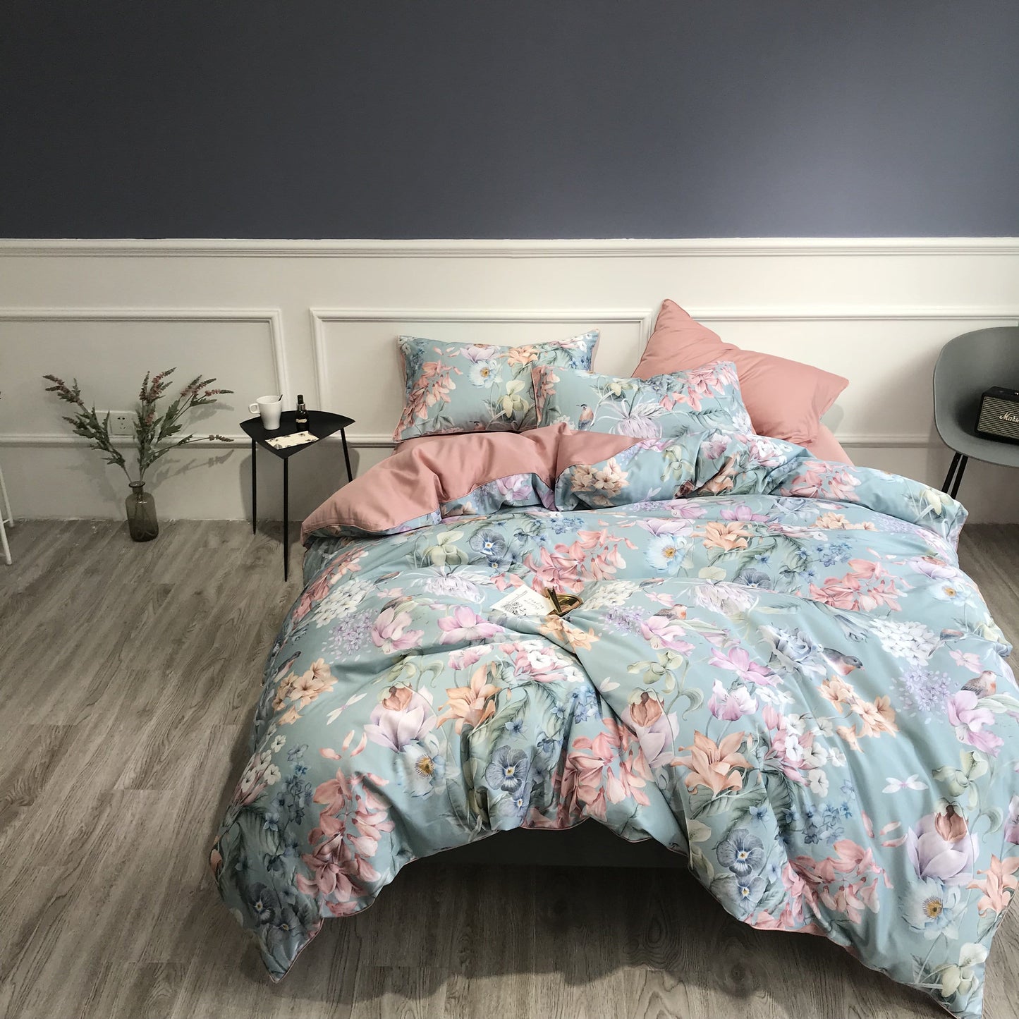 Sunset Blues Duvet Cover Set (Egyptian Cotton)