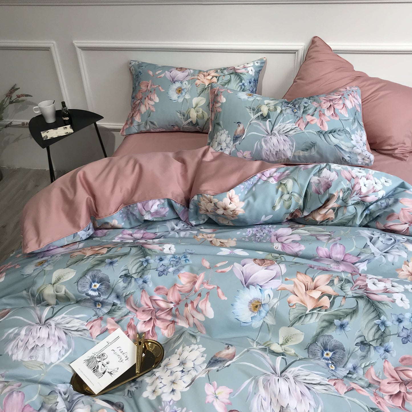 Sunset Blues Duvet Cover Set (Egyptian Cotton)