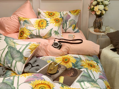 Sunflower Mae Duvet Cover Set (Egyptian Cotton)