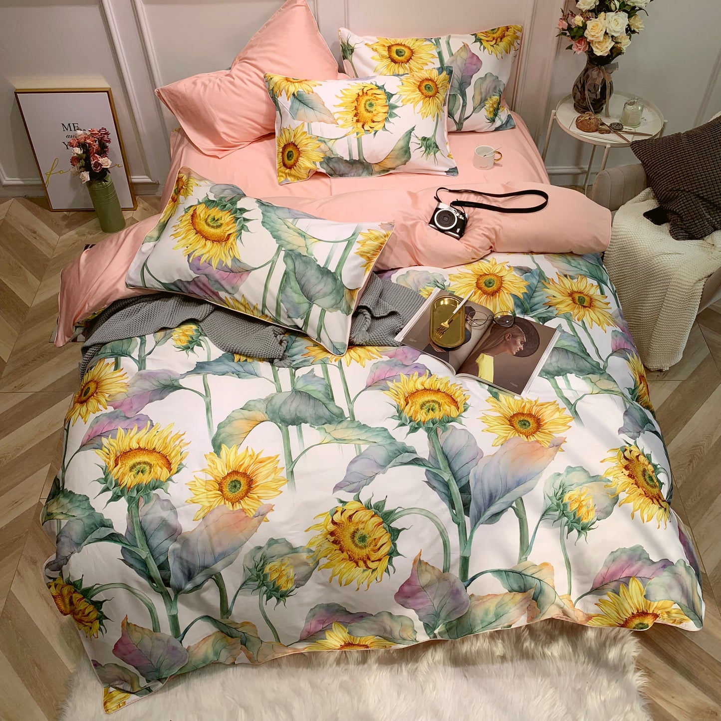 Sunflower Mae Duvet Cover Set (Egyptian Cotton)