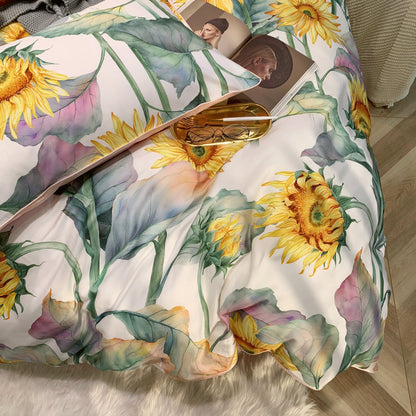 Sunflower Mae Duvet Cover Set (Egyptian Cotton)