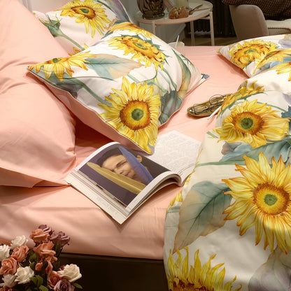 Sunflower Mae Duvet Cover Set (Egyptian Cotton)