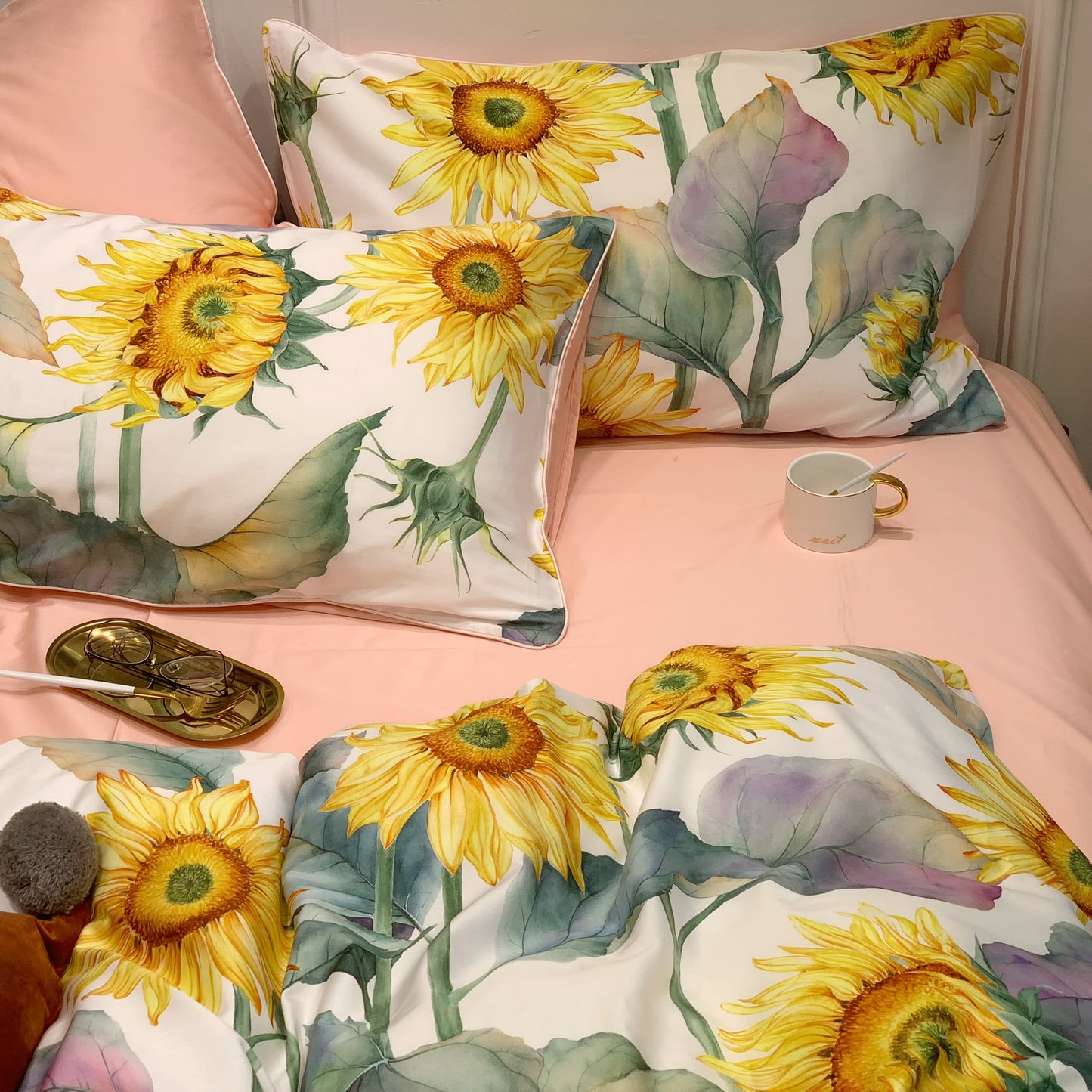 Sunflower Mae Duvet Cover Set (Egyptian Cotton)