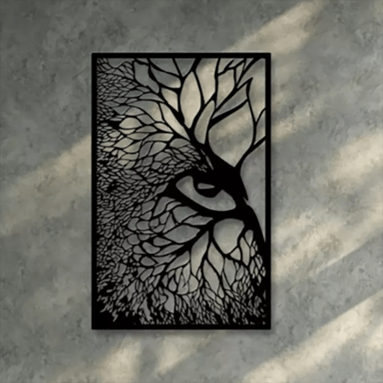 Gaze of Wilderness Metal Wall Art