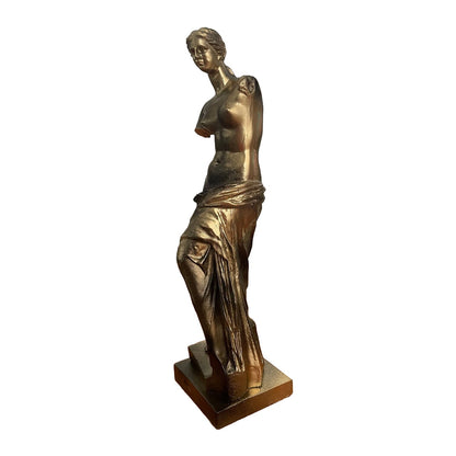 Gold And Black Aphrodite Sculpture