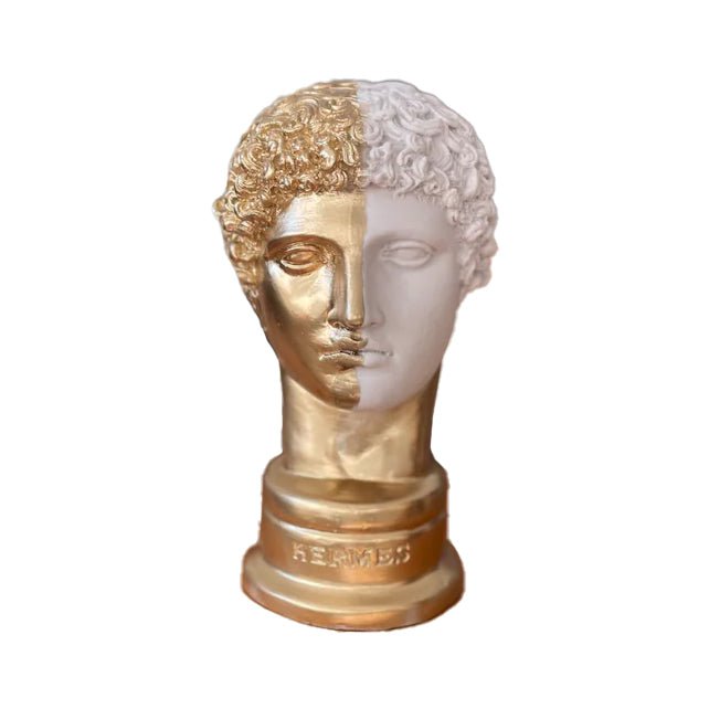 Hermes Gold with White Sculpture