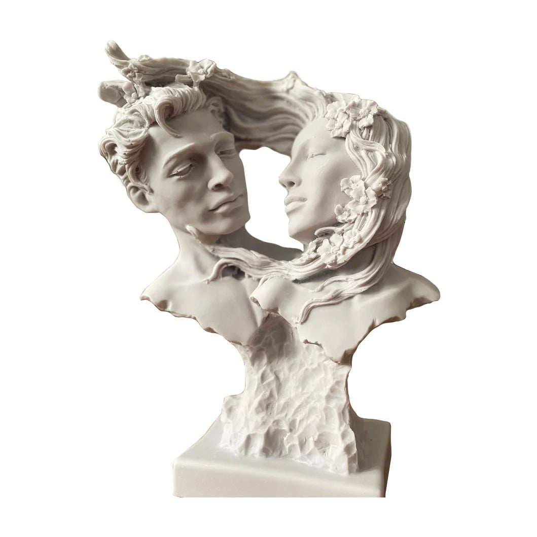 Lovers in White Sculpture