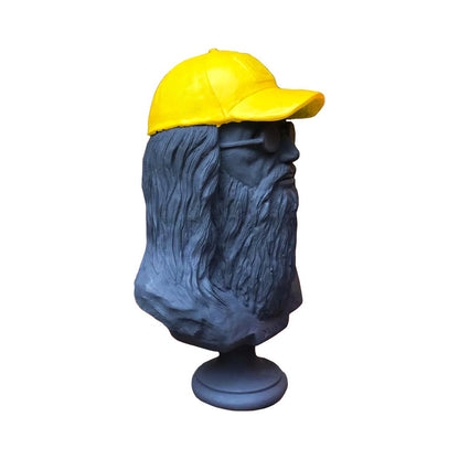 Da Vinci in Yellow Hat Sculpture