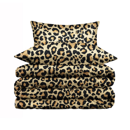 Leopard Gree Duvet Cover Set (Egyptian Cotton)