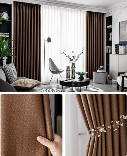 Elegant Embossed Drapes