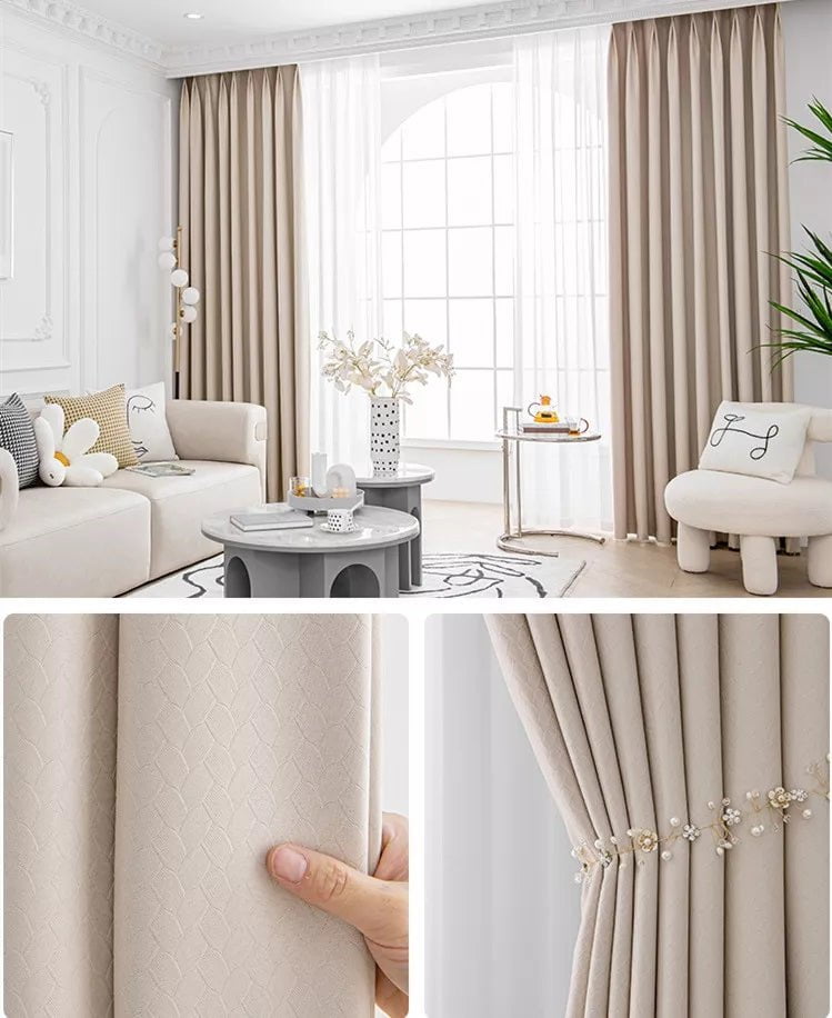 Elegant Embossed Drapes