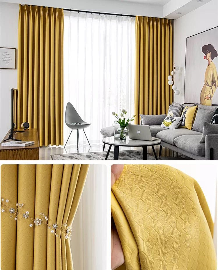 Elegant Embossed Drapes