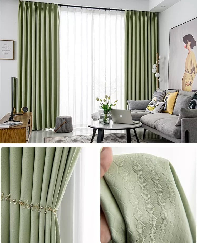 Elegant Embossed Drapes