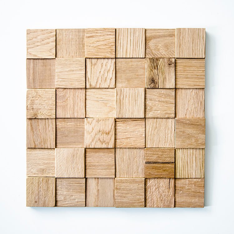 Accenture Wood Mosaic Wall Panel