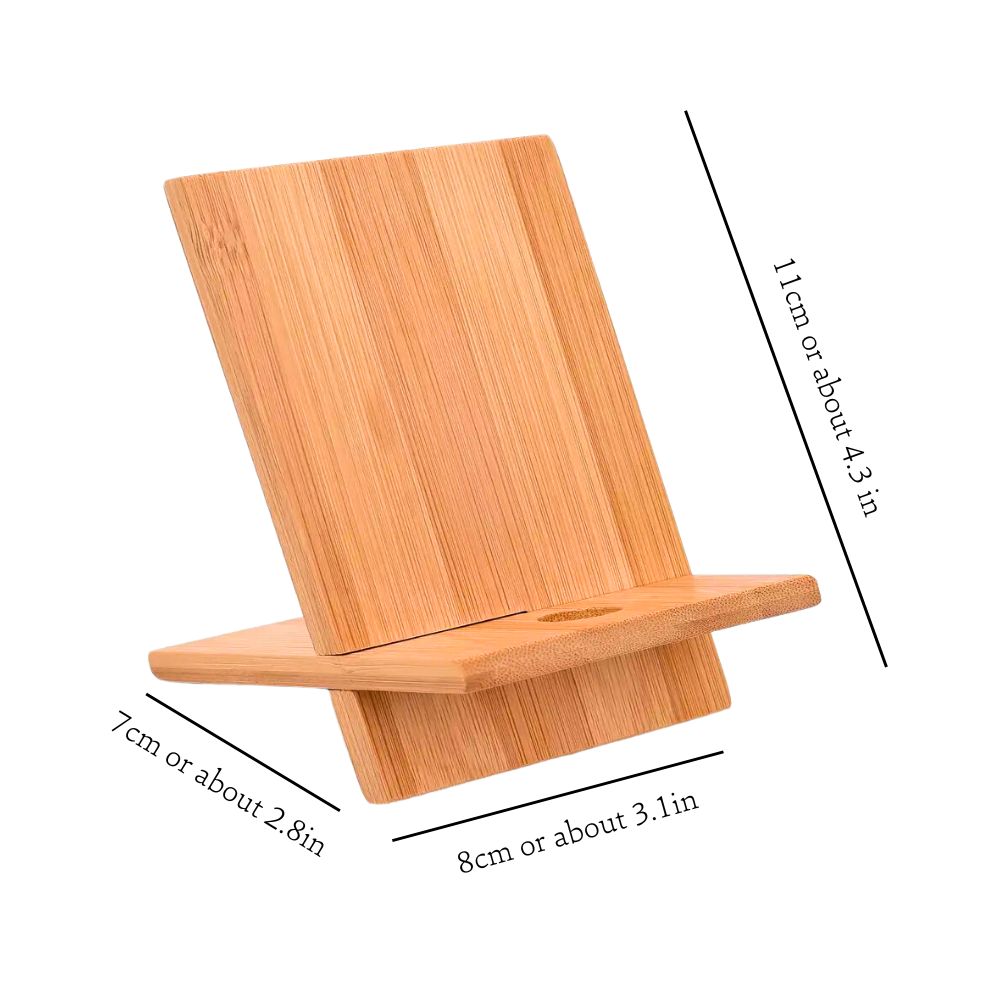 Bamboo Wood Phone Stand