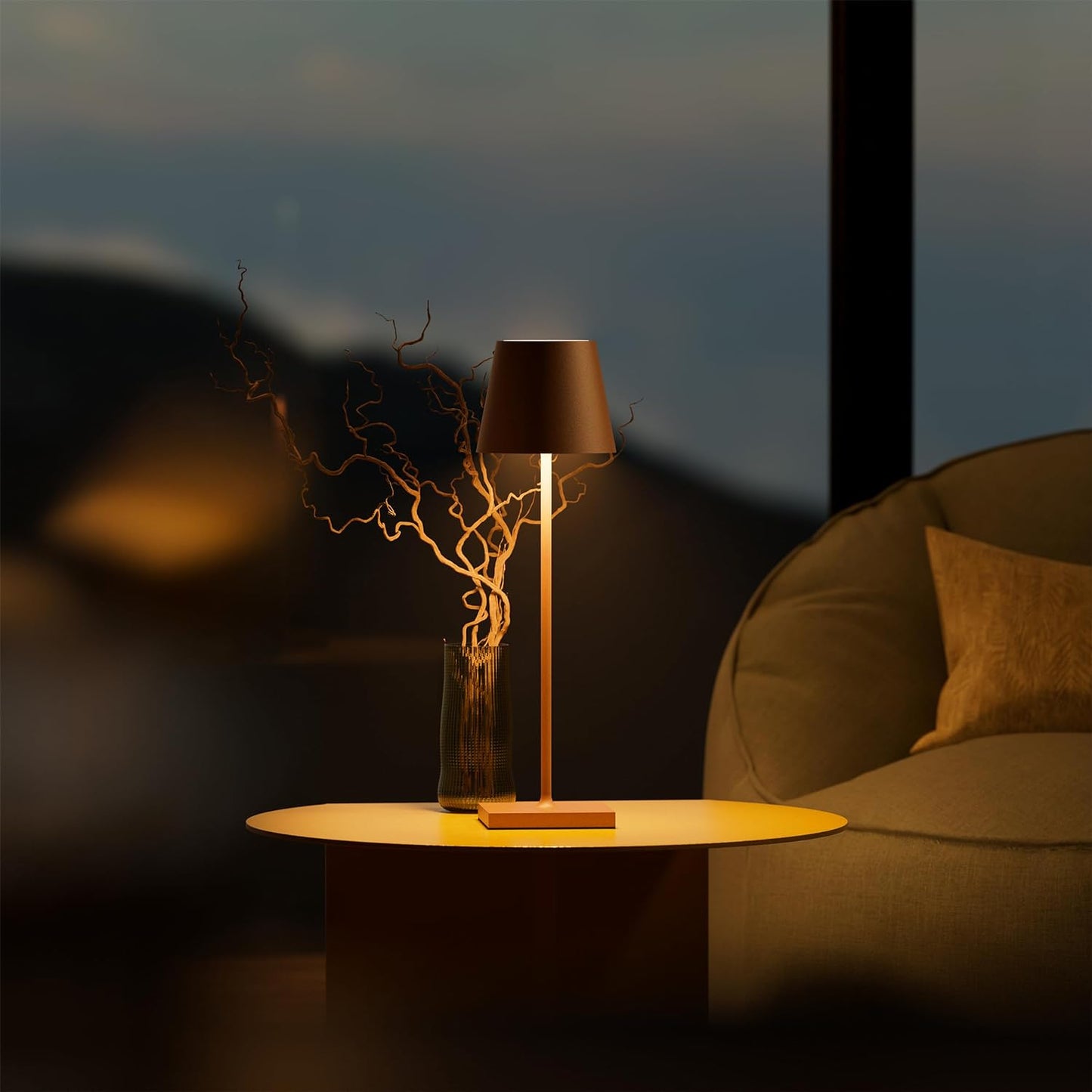 Dimmable Tall Table Lamp