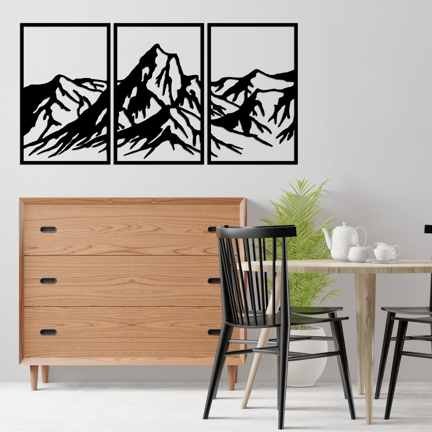 Summit of Serenity Metal Wall Art