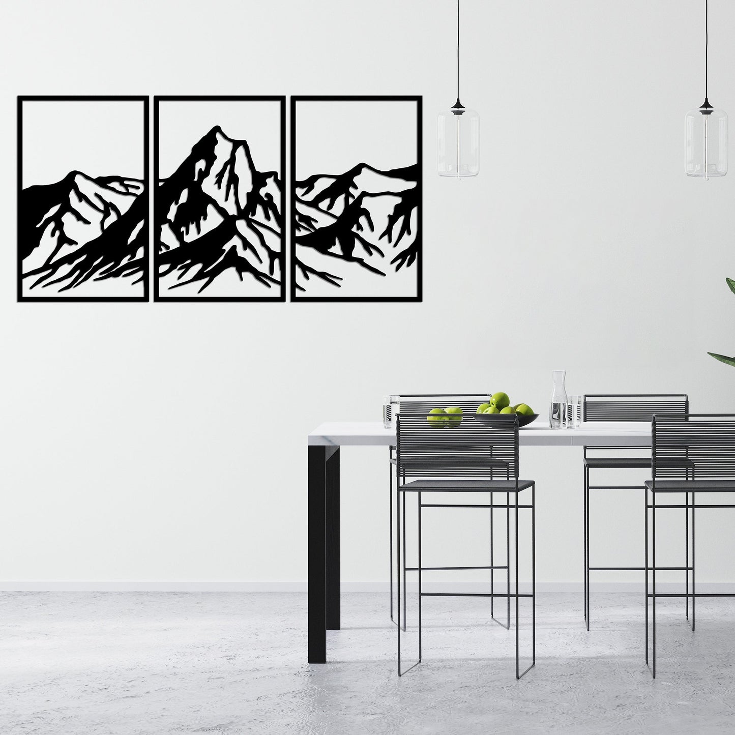 Summit of Serenity Metal Wall Art