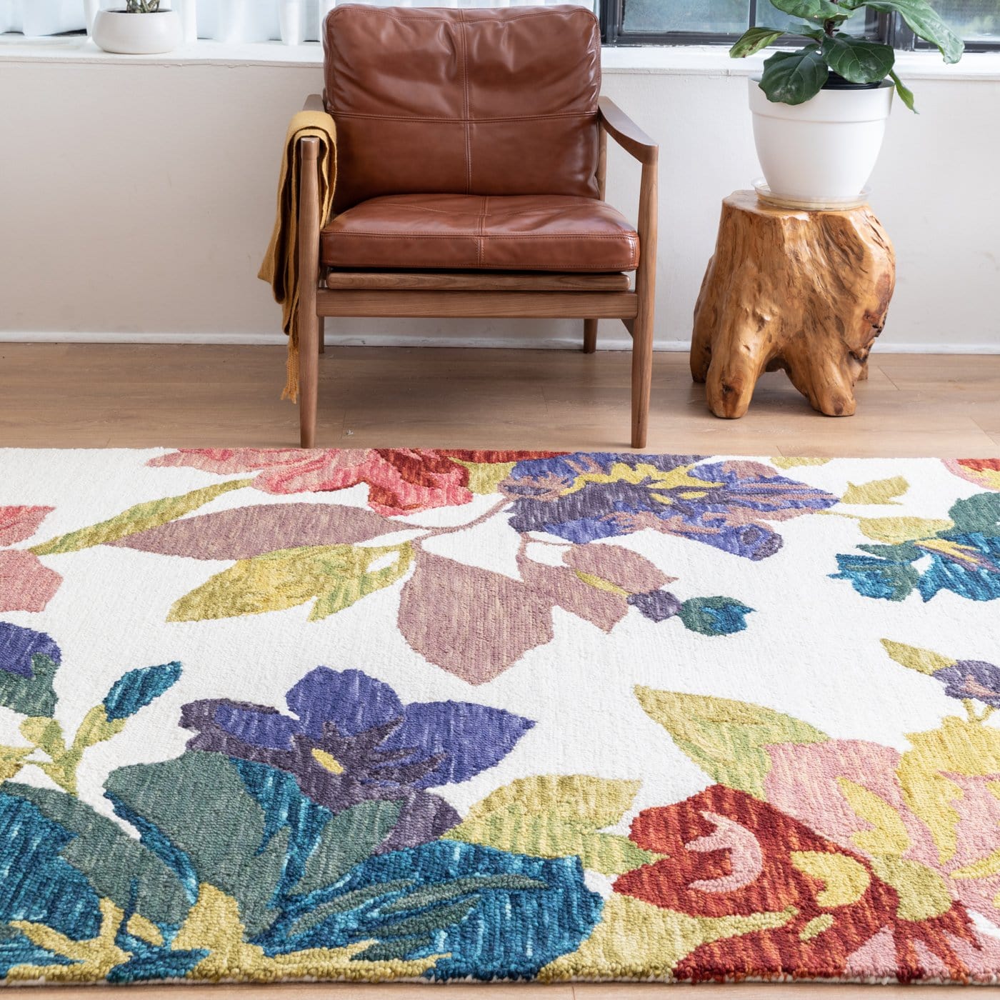 Fleur De La Couleur Rug