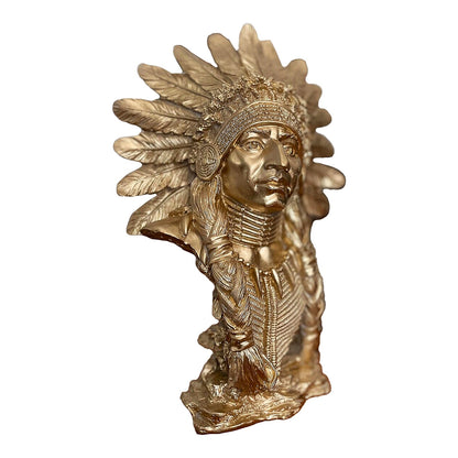 Golden Indian Sculpture