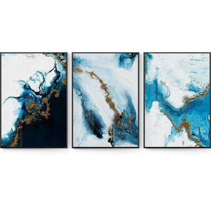Stroke of Blue Stretched Canvas